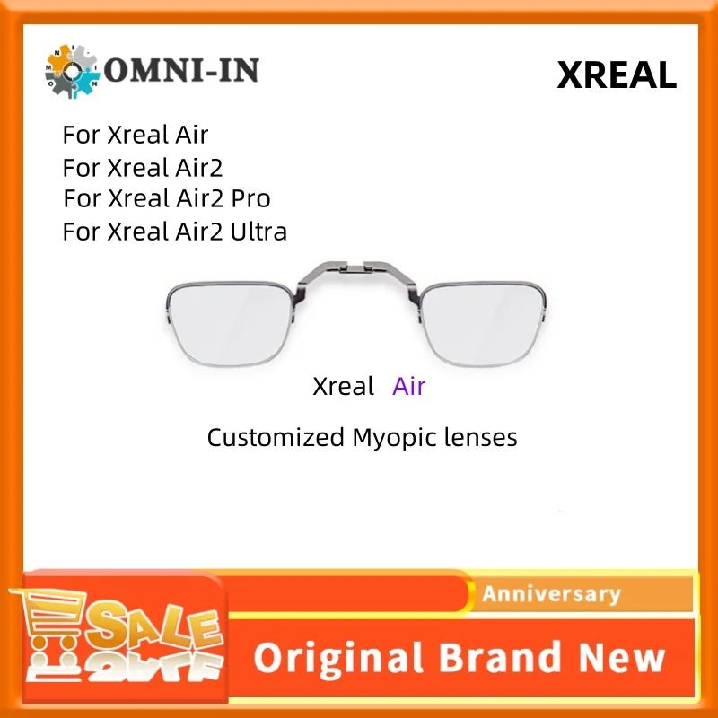 Xreal Air 2 / Air 2 Pro / Ultra Myopia Lens Custom Degree Smart AR Glasses - Homebound Essentials