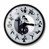 Yin Yang Bruce Lee Kung Fu Wall Clock - Homebound Essentials